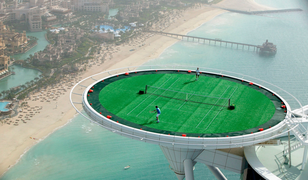 7 spectacular tennis courts around the world