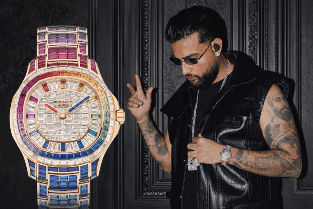 Indian Rapper Karan Aujla Spotted Wearing $8,000,000 Rare Patek Philippe Aquanaut