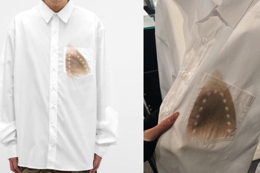 This Luxury Label Is Selling a Shirt With an Intentional Iron Burn Mark for $1,139