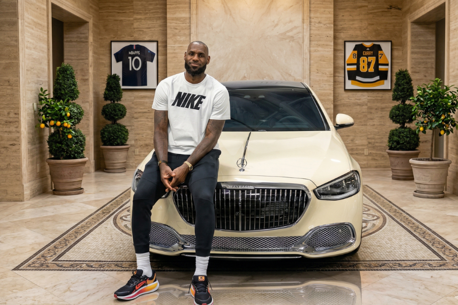 LeBron James $330,000 Mercedes-Maybach S 680 Inside His 1-of-1 Custom Luxury Car