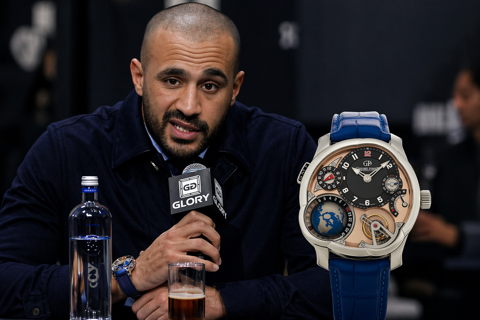 Badr Hari Spotted Wearing $600,000 Greubel Forsey GMT Watch