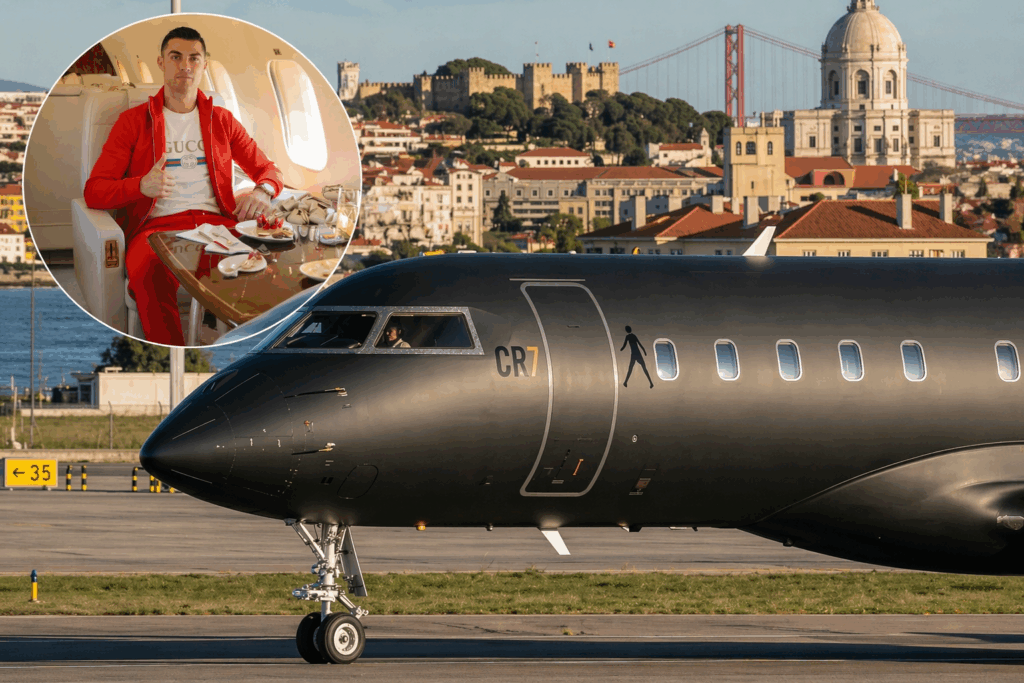 Inside Cristiano Ronaldo's $81 Million Luxury Private Jet