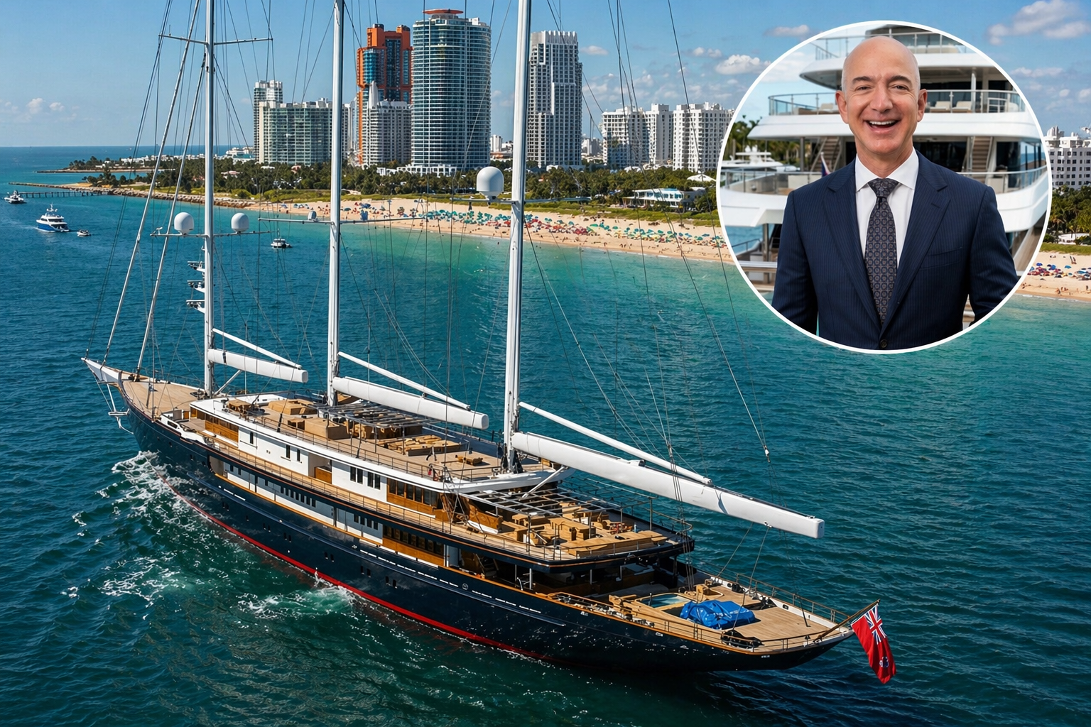 Jeff Bezos Spends $25 Million Annually to Maintain His $500 Million Superyacht