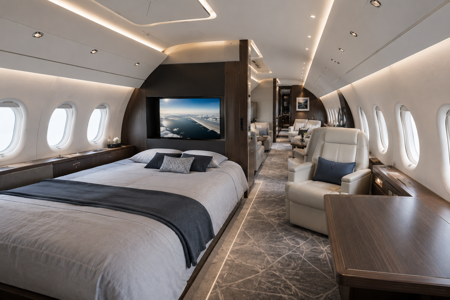 Airbus ACJ TwoTwenty interior specs