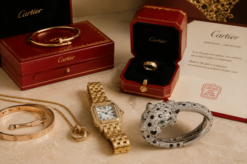 Cartier collection historical pieces jewellery