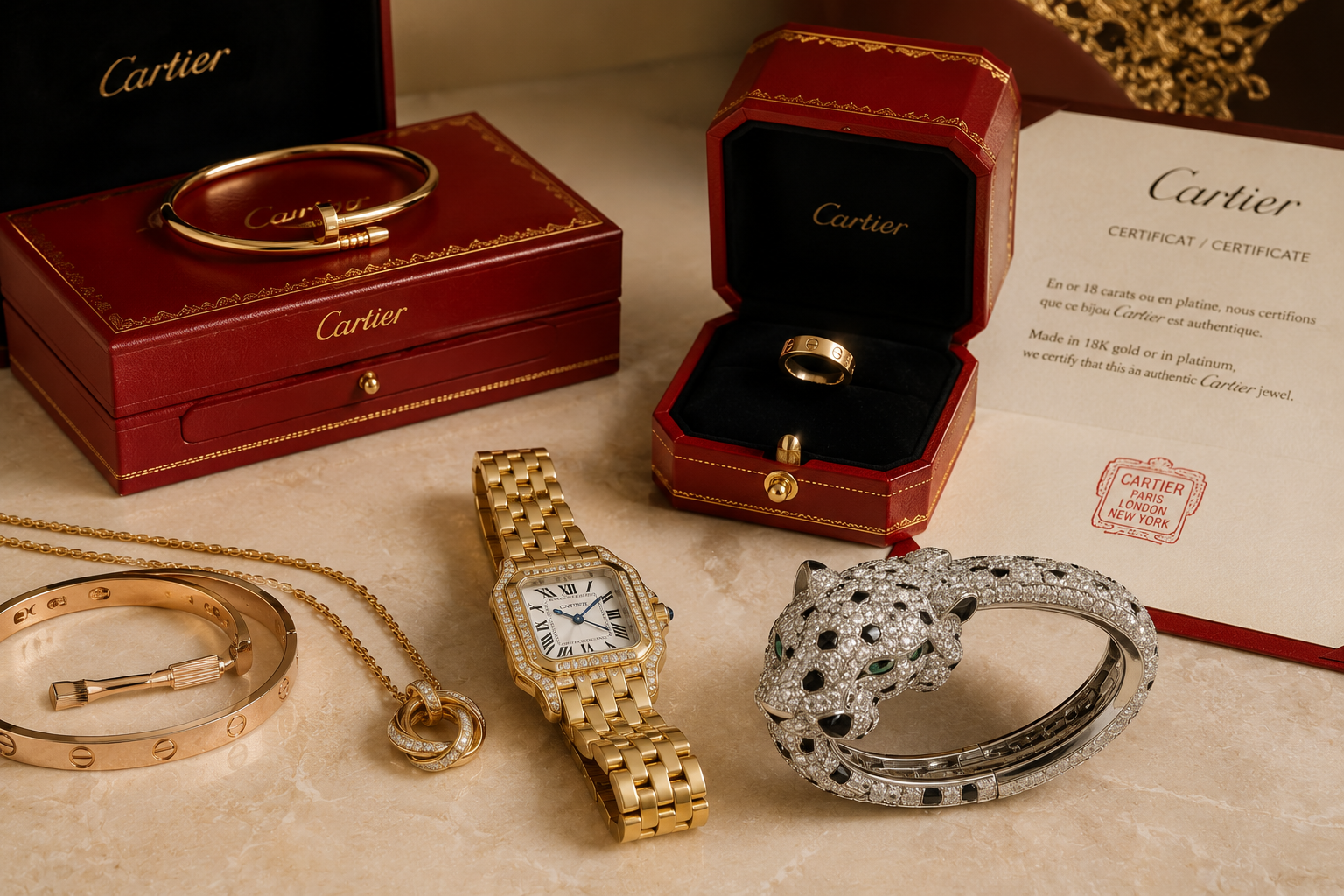 Cartier collection historical pieces jewellery