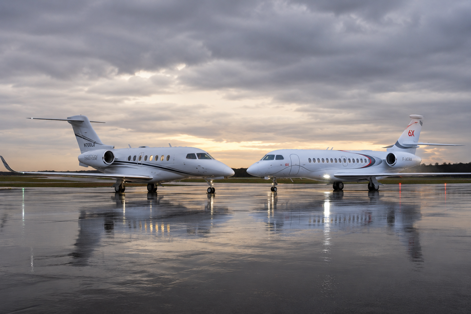 Cessna Citation Longitude vs Dassault Falcon 6X