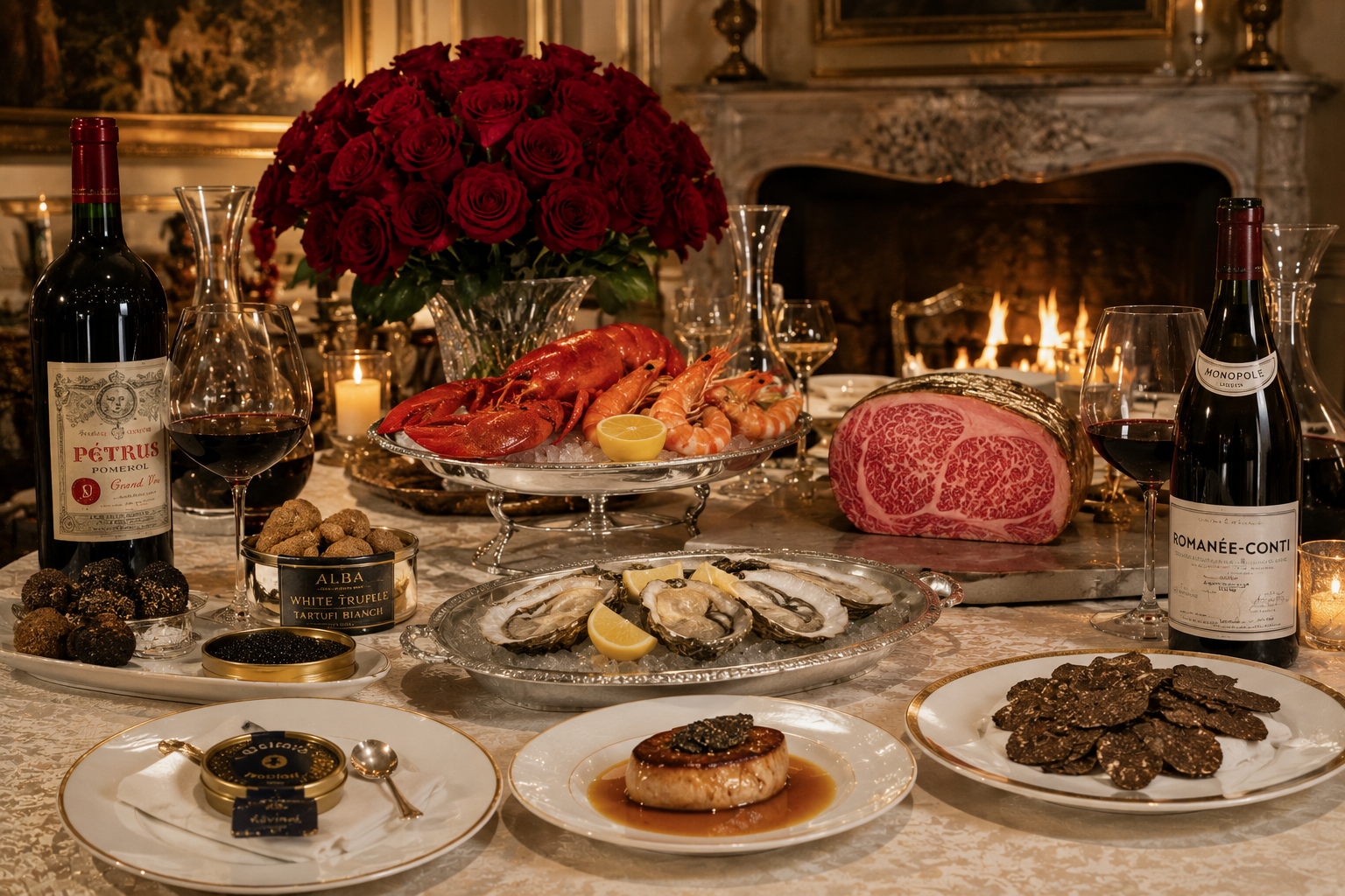 billionaire food wine budget lifestyle