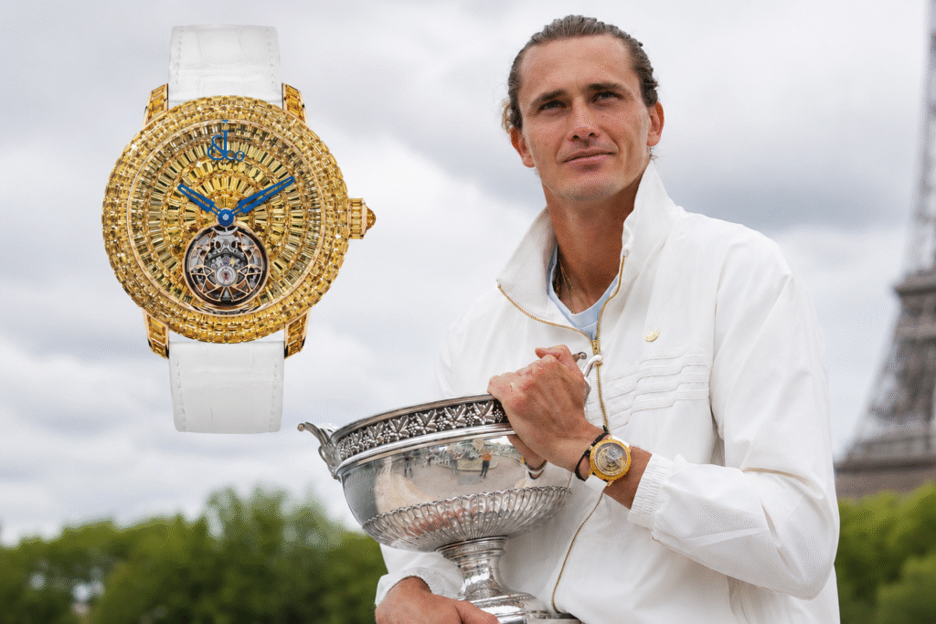 Alexander Zverev wore a $820000 Jacob & Co watch