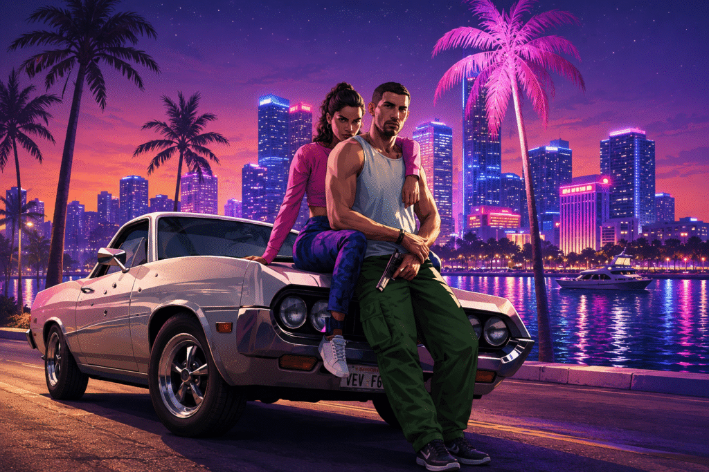 GTA 6 Official Cover Art