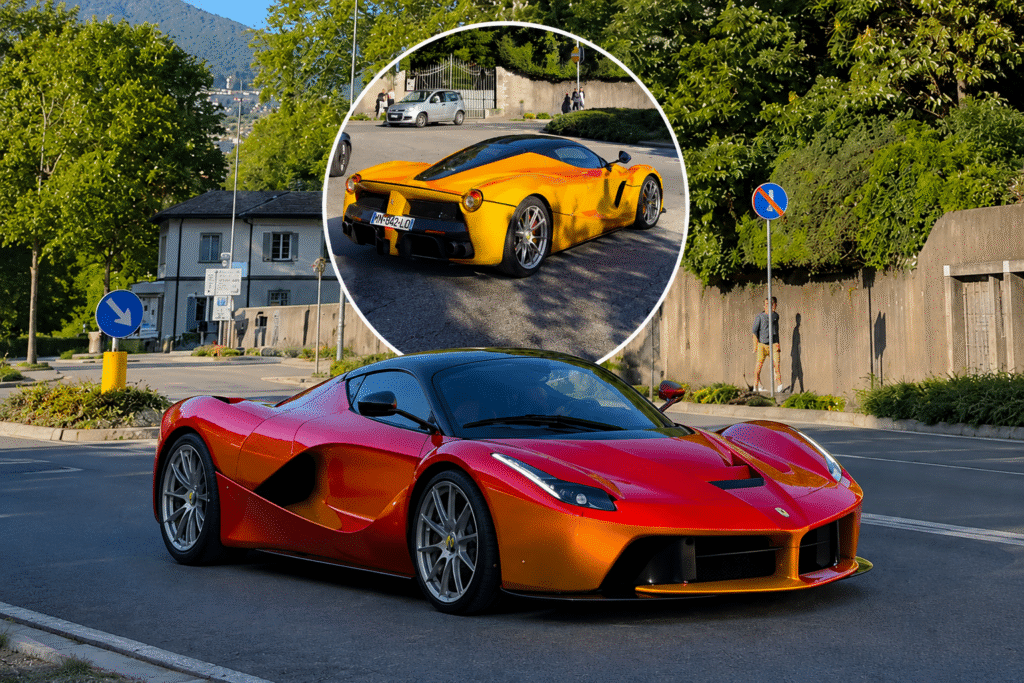 Color-Changing Ferrari