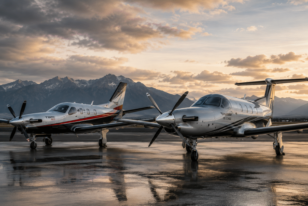 Daher TBM 960 vs Pilatus PC-12 NGX comparison