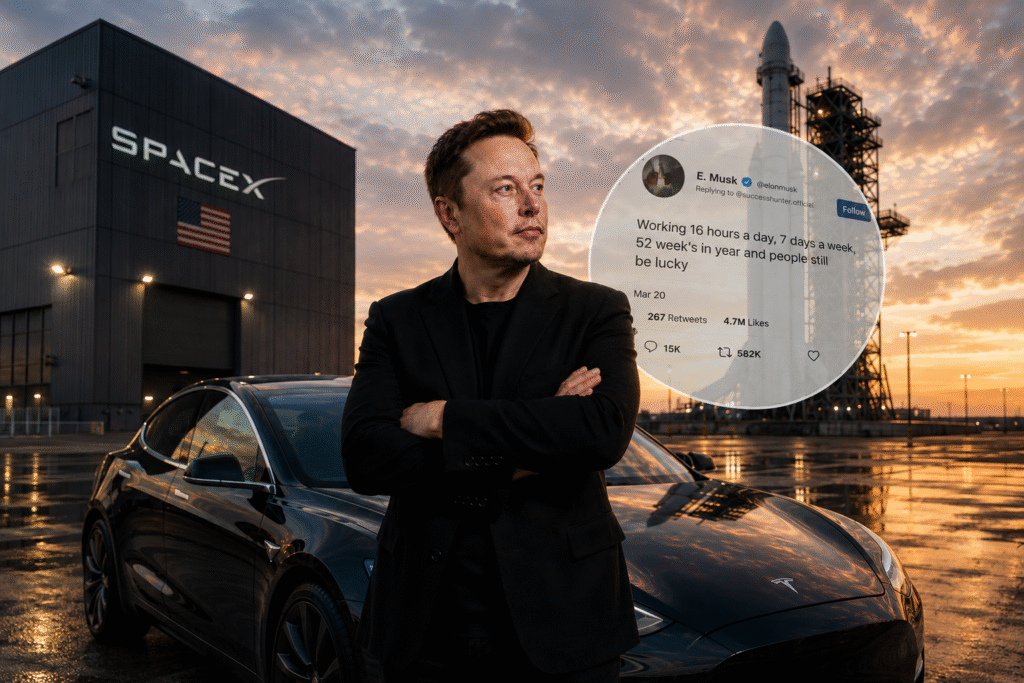 Elon Musk Success Was Luck