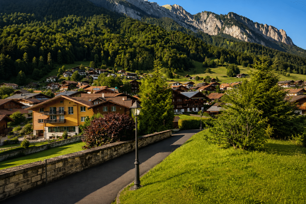 August in Switzerland