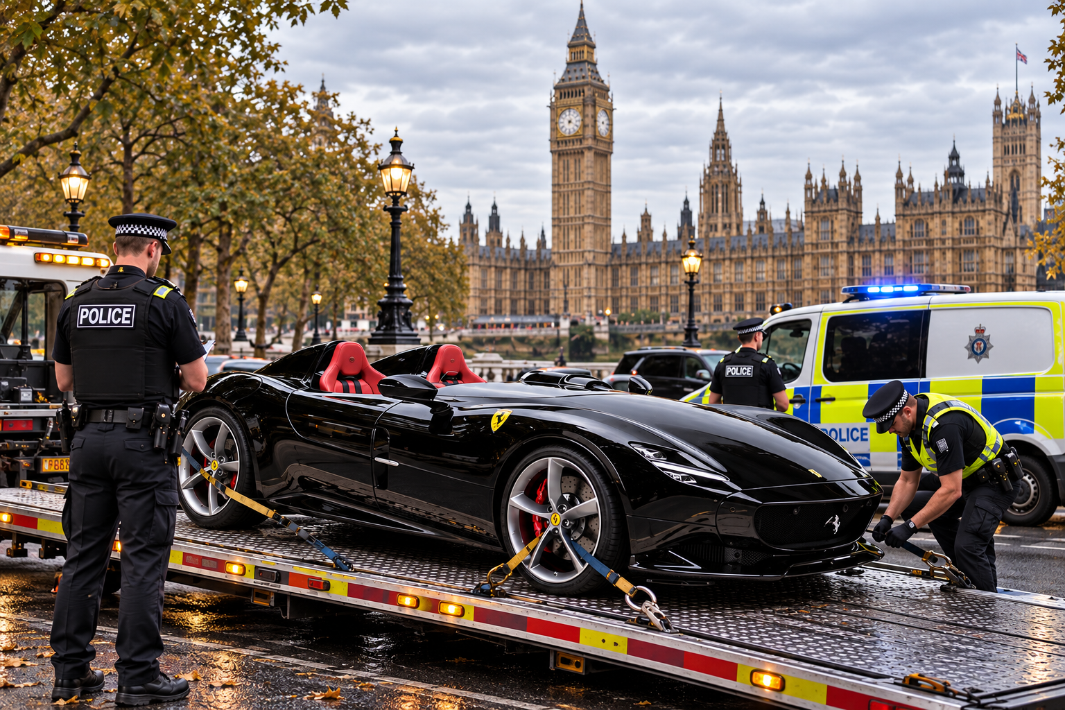 $5 Million Ferrari Monza SP2 Seized by London Police