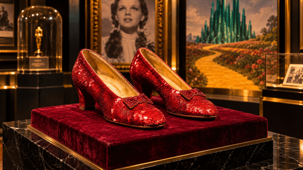 Dorothy's ruby slippers $32.5 million
