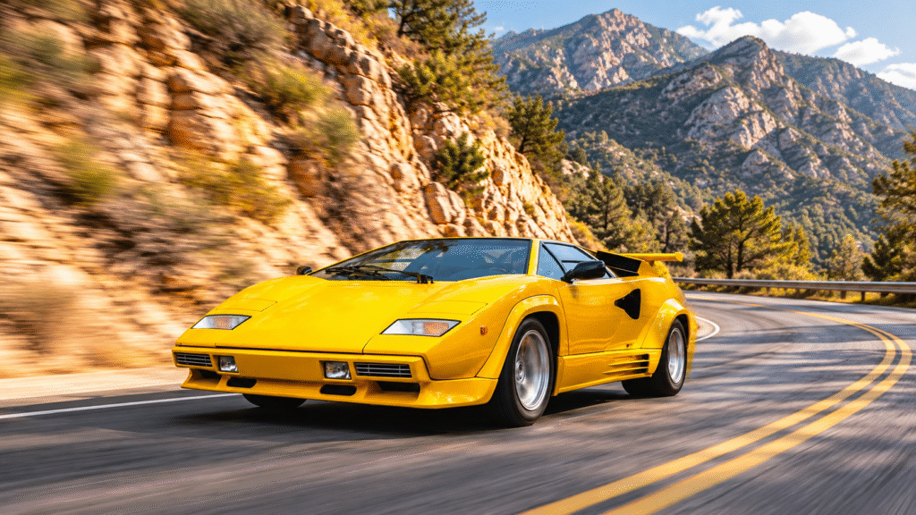 Lamborghini Countach The Scissor Door Mechanics