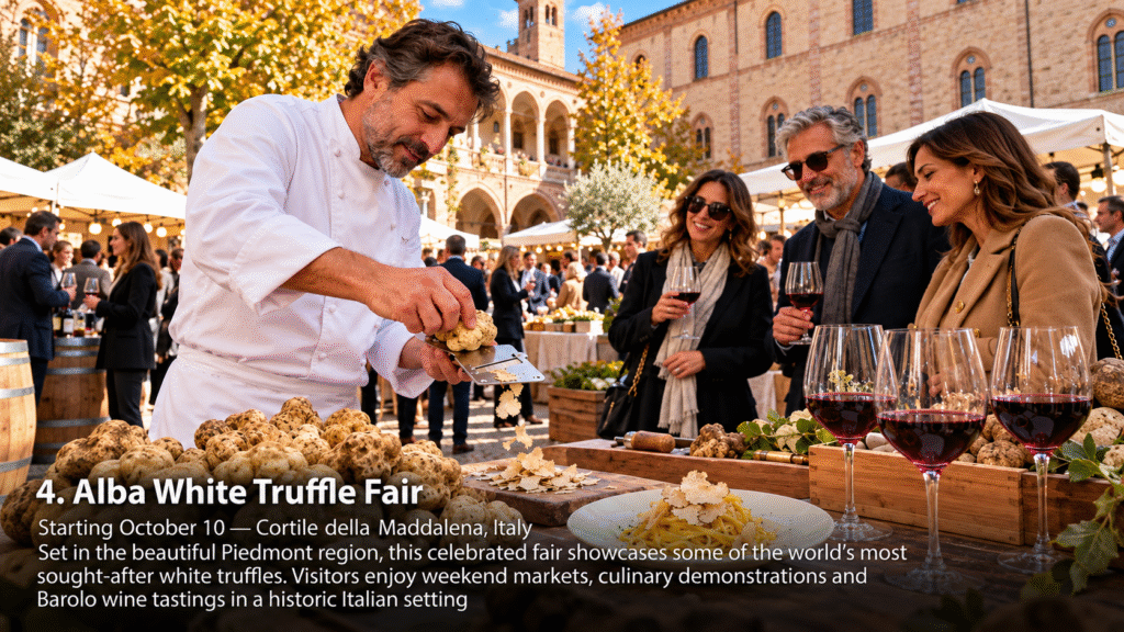 Alba White Truffle Fair in Autumn