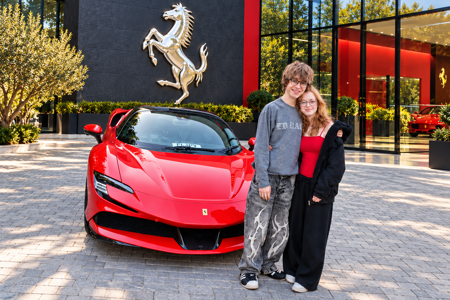 Dad Gifts Ferrari to Daughter's Boyfriend