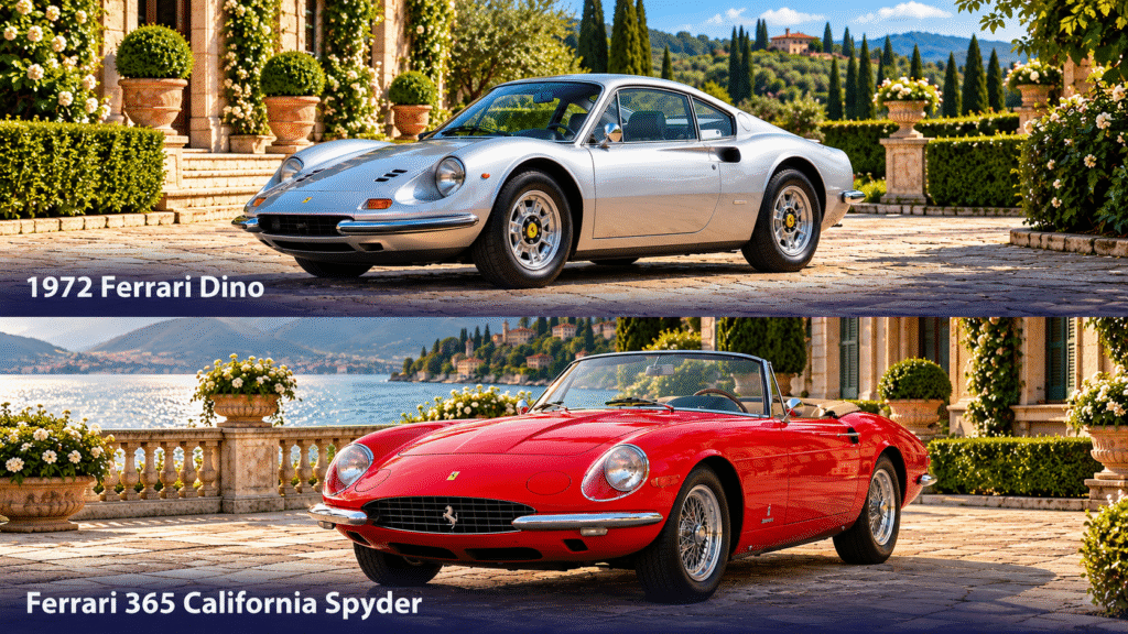 Ferrari Classics at an Italian Villa