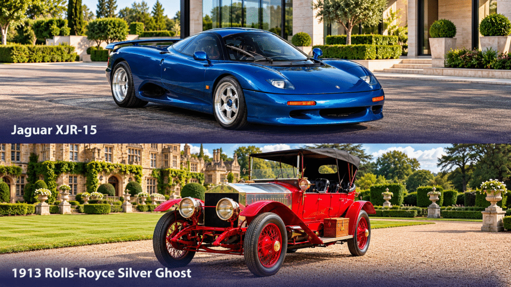 Jaguar XJR-15 and Silver Ghost Showcase