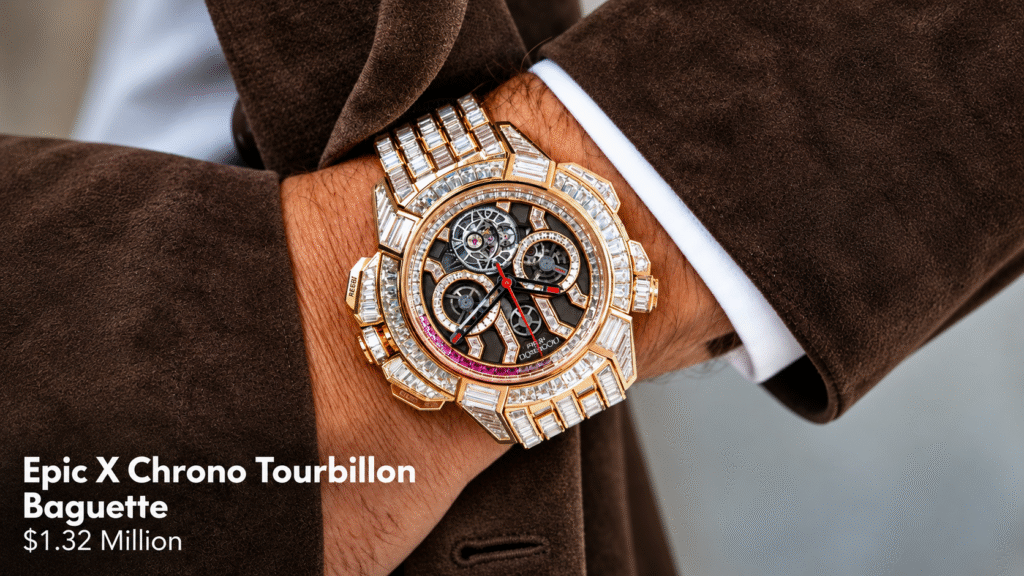 Jeweled Epic X Tourbillon Wristwatch