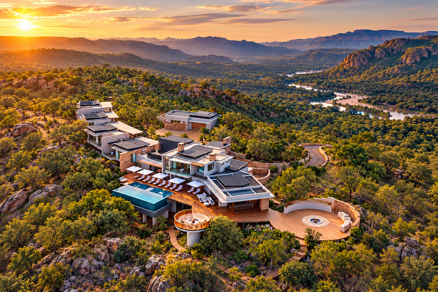 Luxury Villa Overlooking a Golden Valley