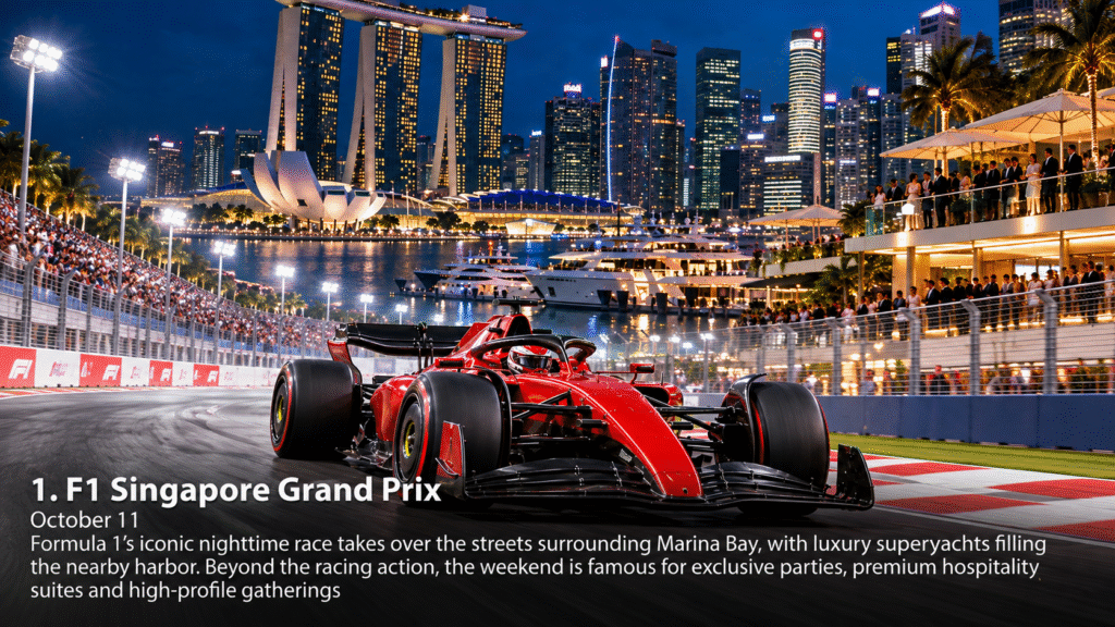 Marina Bay Night Race Spectacle