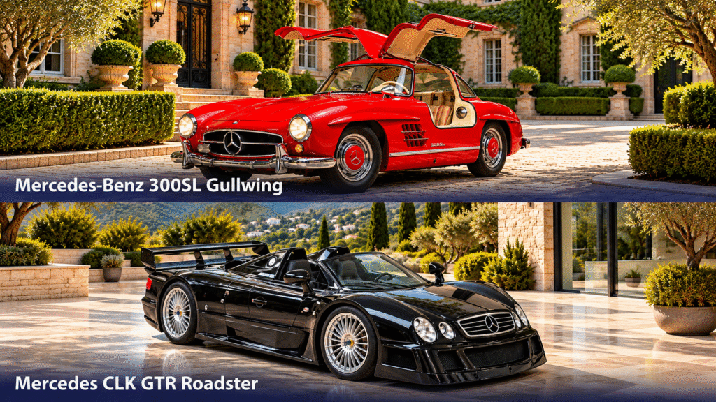 Mercedes Legends in a Mediterranean Villa