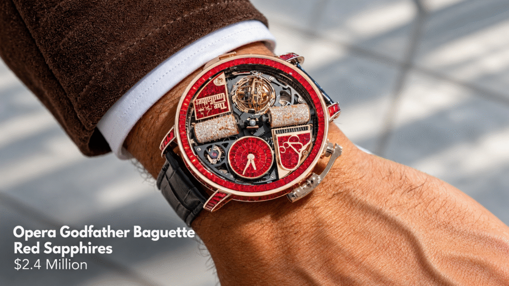 Opera Godfather Red Sapphire Wristwatch