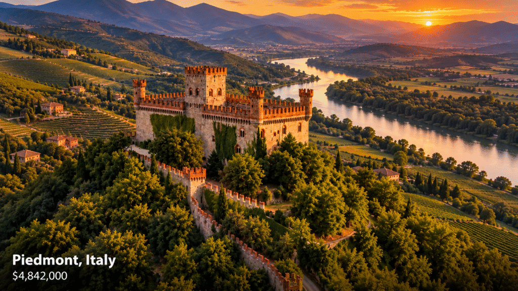 Piedmont Castle at Golden Hour
