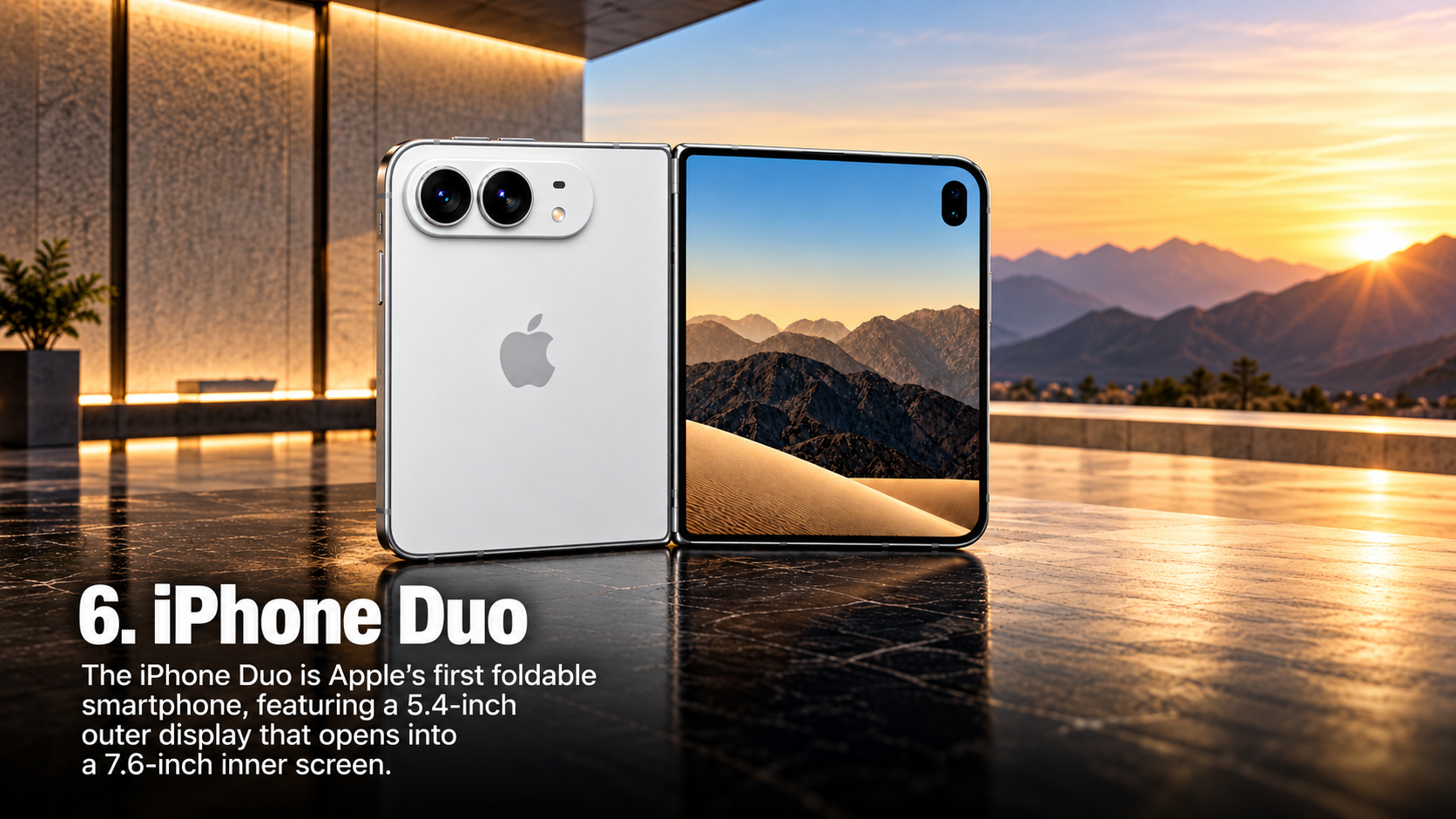 iPhone Duo at Sunset
